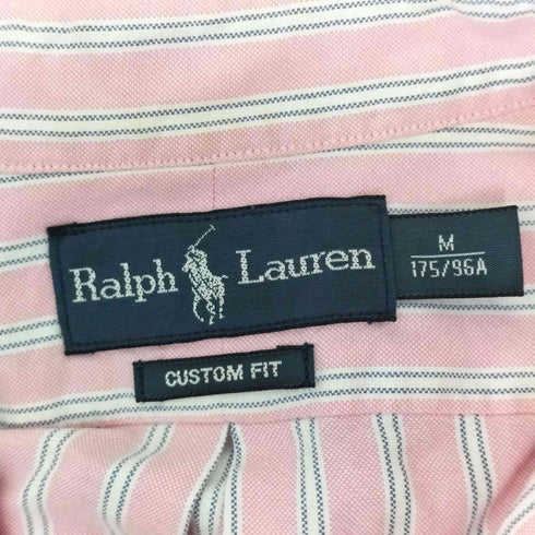 ラルフローレン RALPH LAUREN CUSTOM FIT スモールポニー刺繍L/Sストライプシャツ メンズ JPN:M